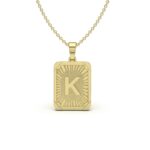 Sunburst Initial Charm