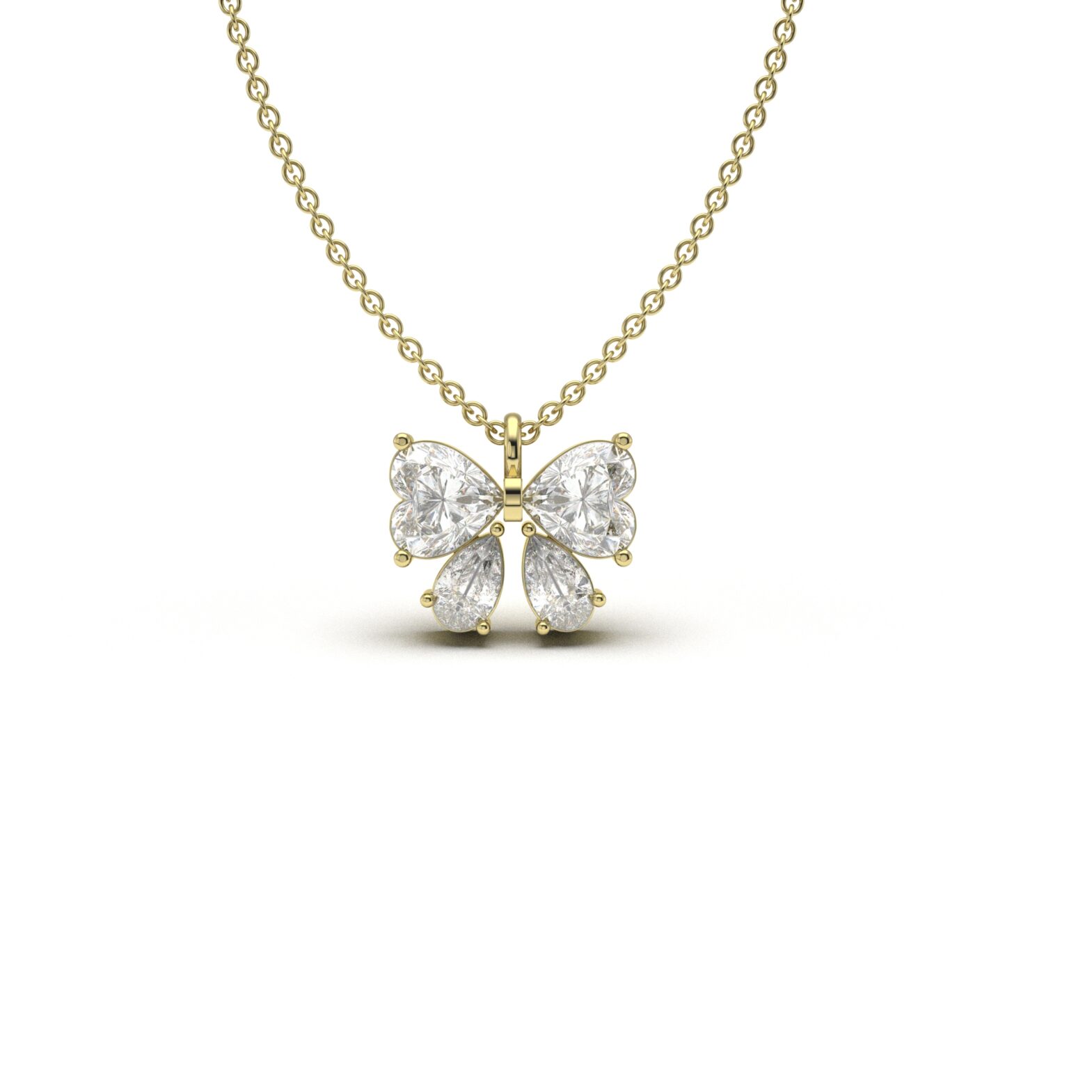 Crystal Butterfly Charm