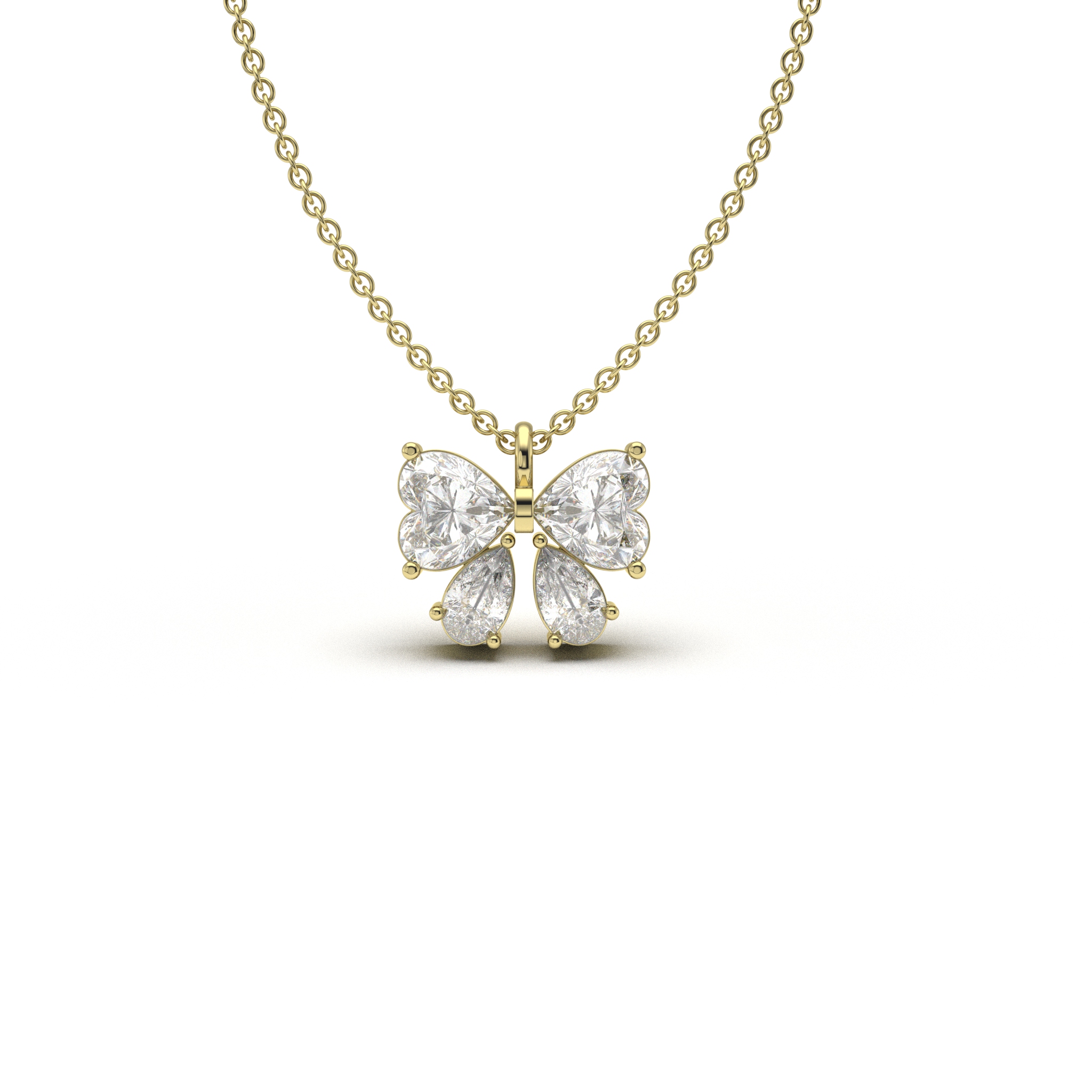 Crystal Butterfly Charm