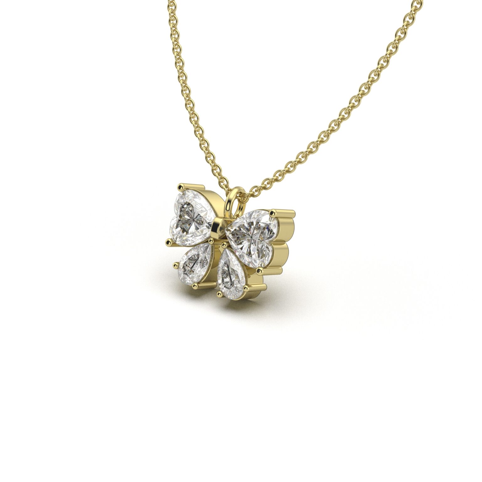 Crystal Butterfly Charm