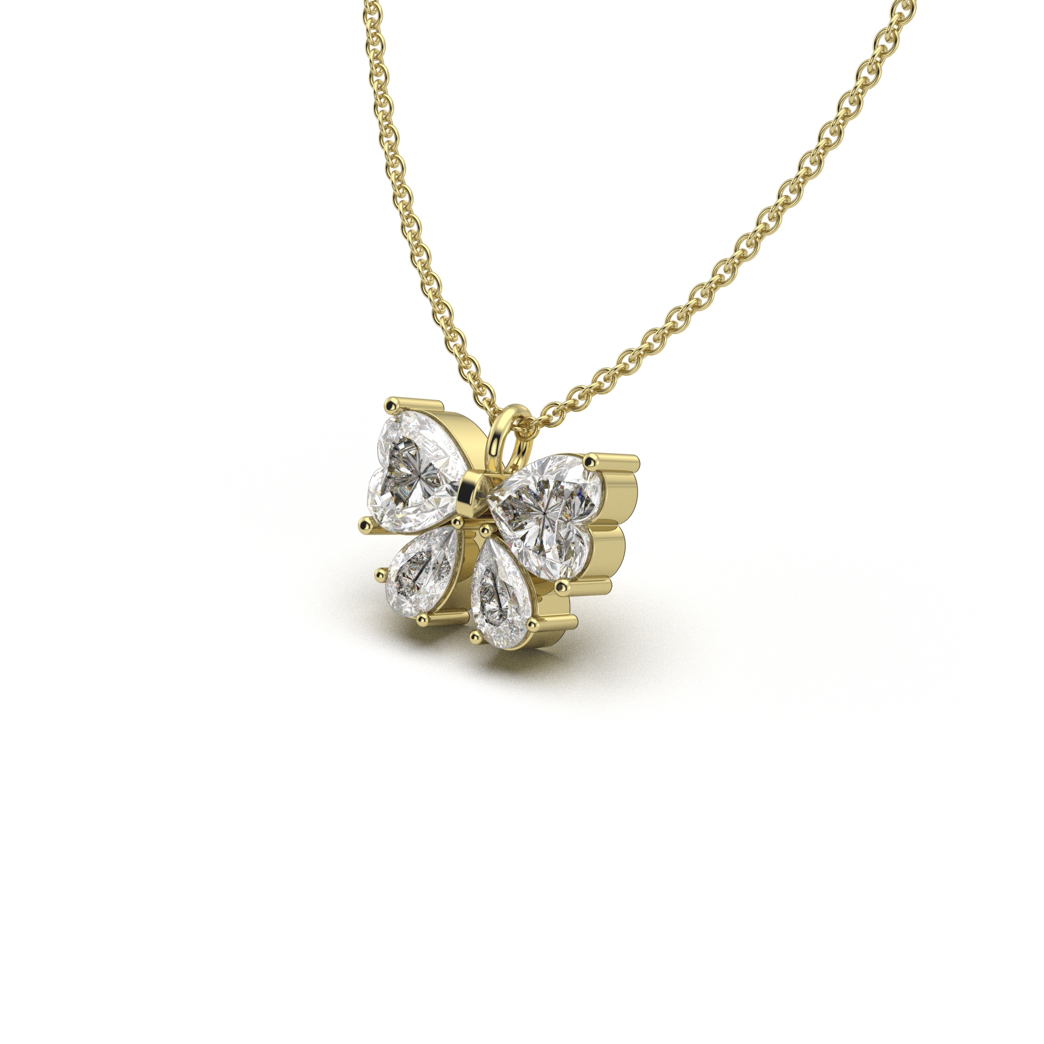 Crystal Butterfly Charm