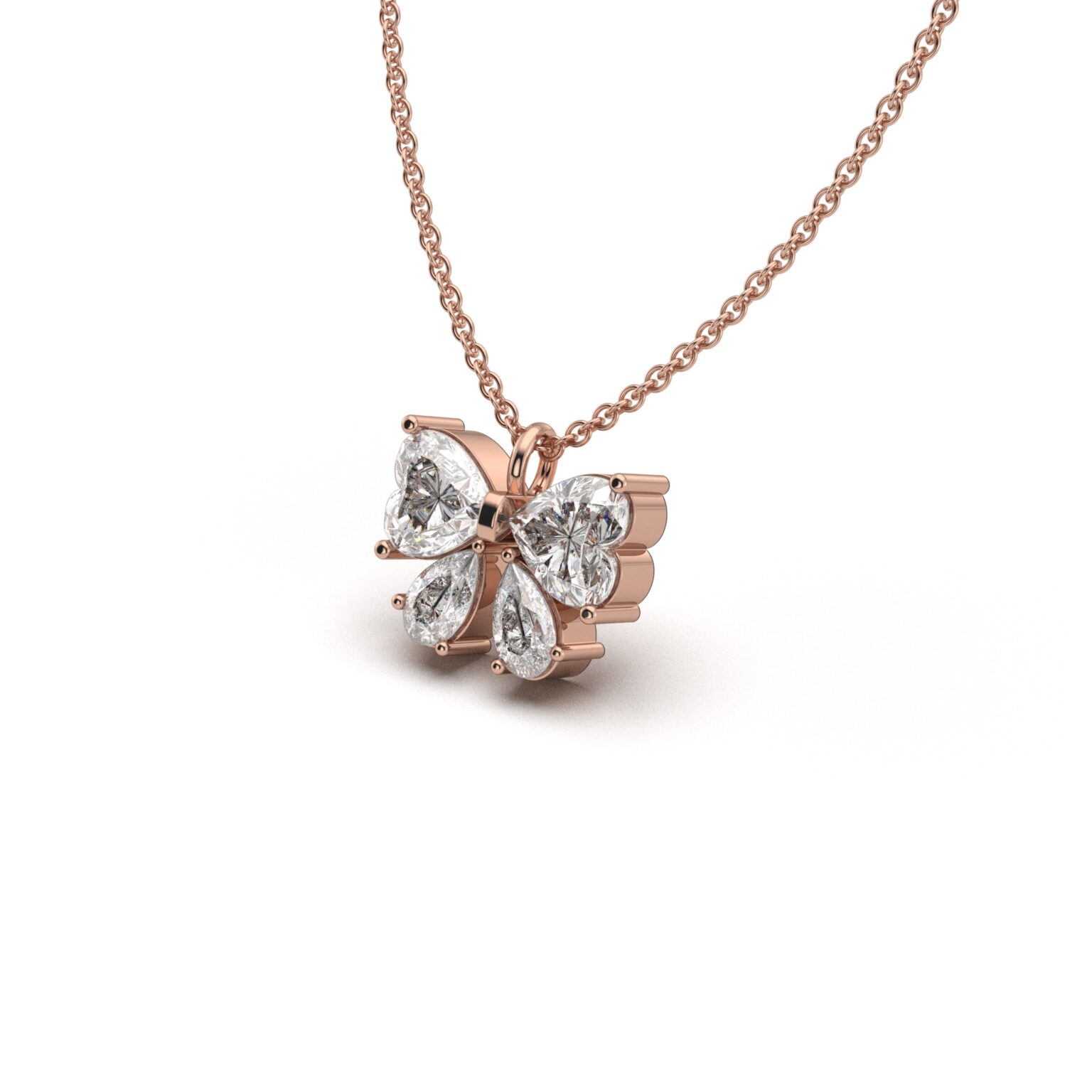 Crystal Butterfly Charm