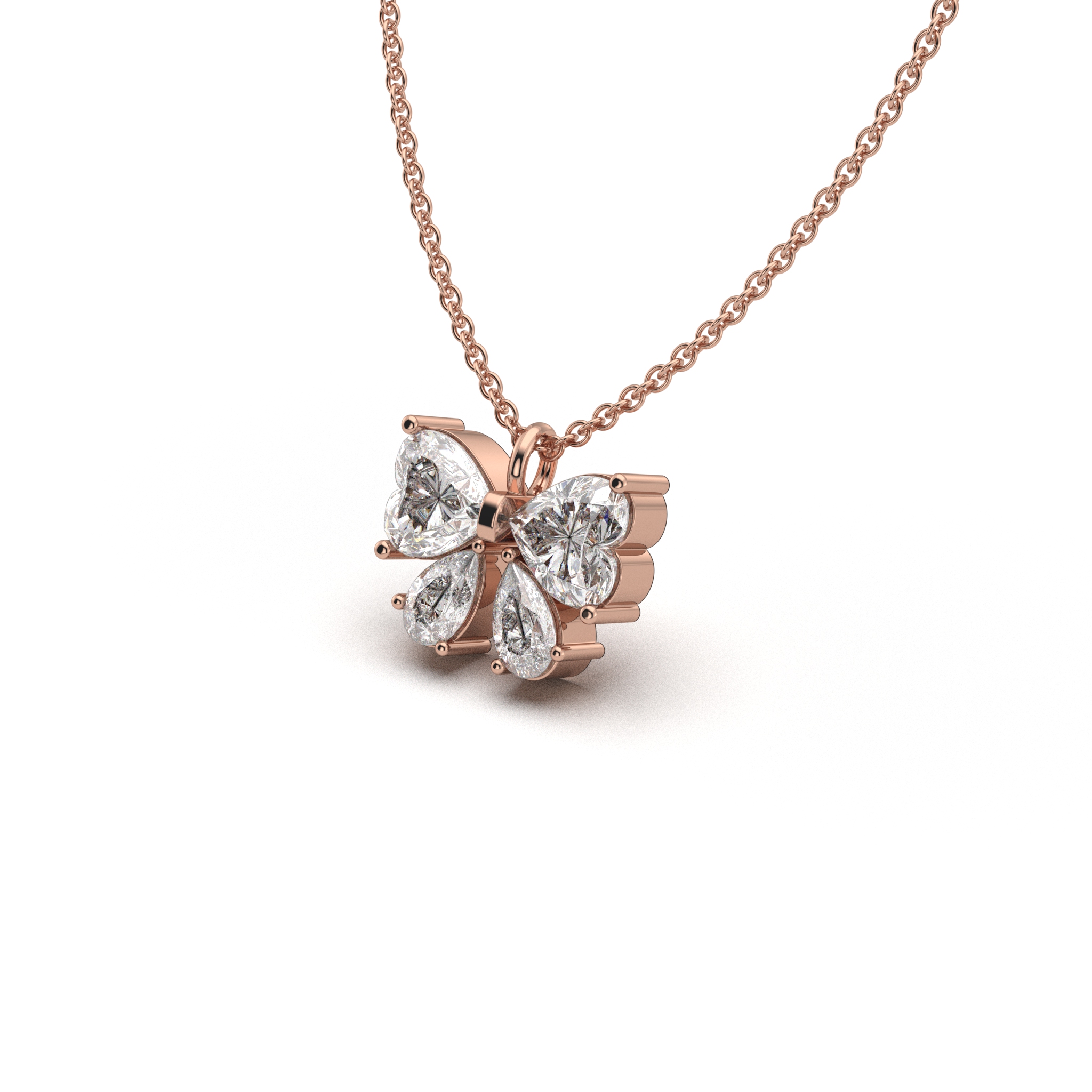 Crystal Butterfly Charm