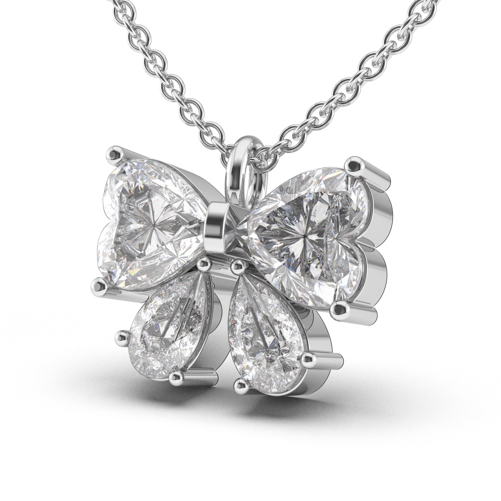 Crystal Butterfly Charm