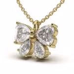 Crystal Butterfly Charm