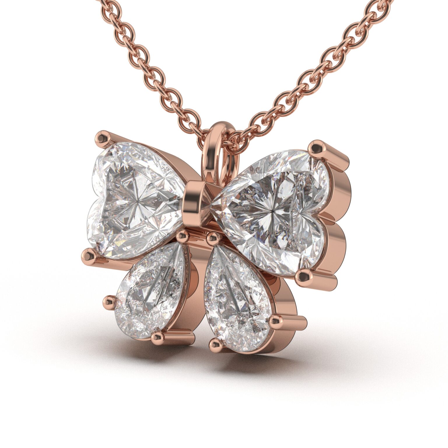 Crystal Butterfly Charm