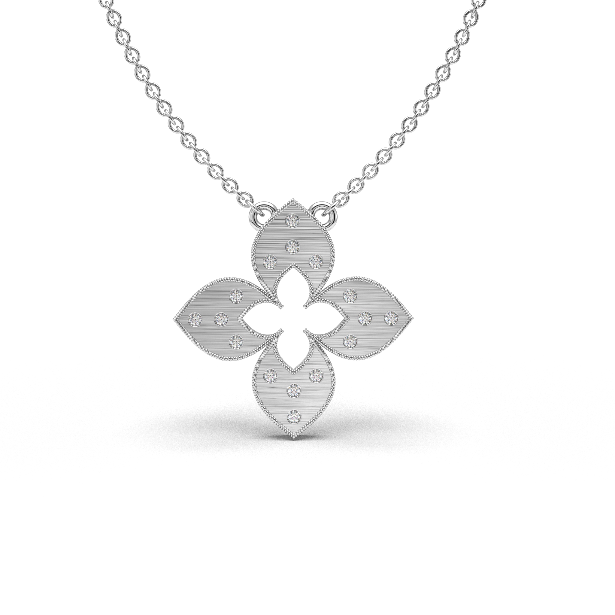 Crystal Clover Charm