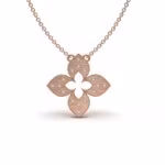 Crystal Clover Charm