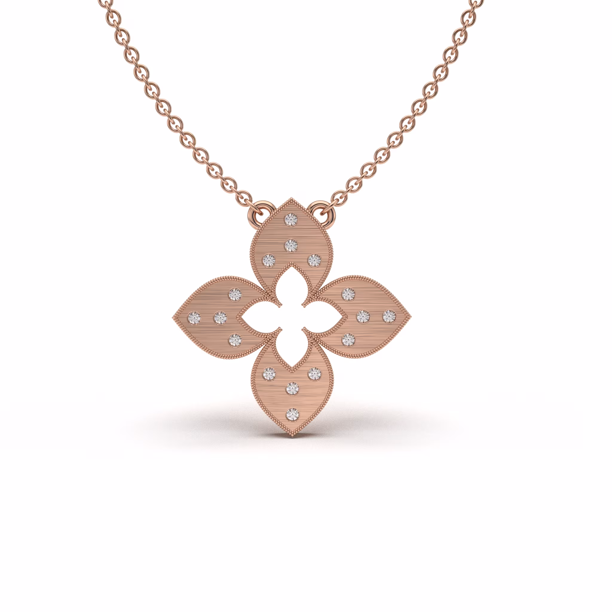 Crystal Clover Charm