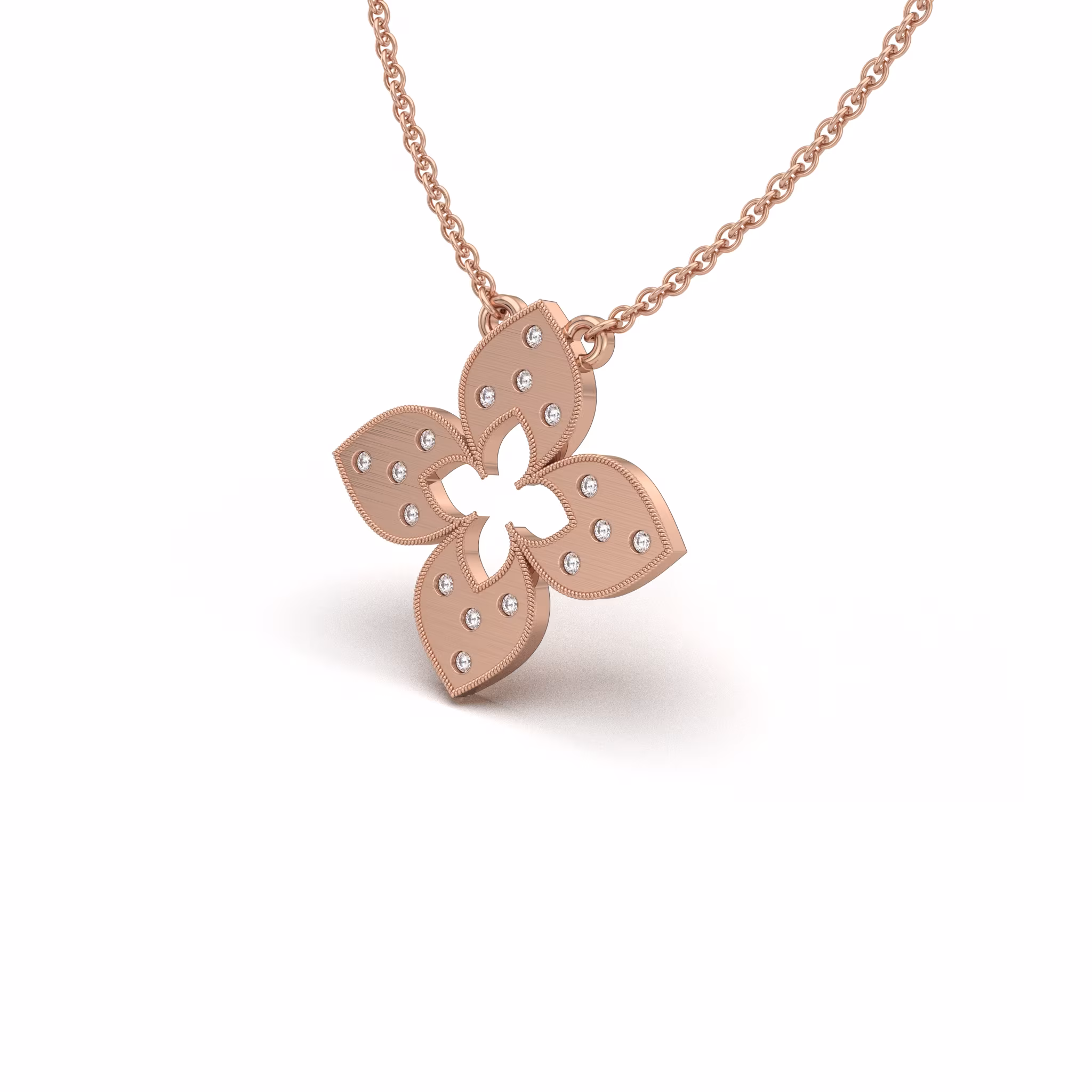 Crystal Clover Charm