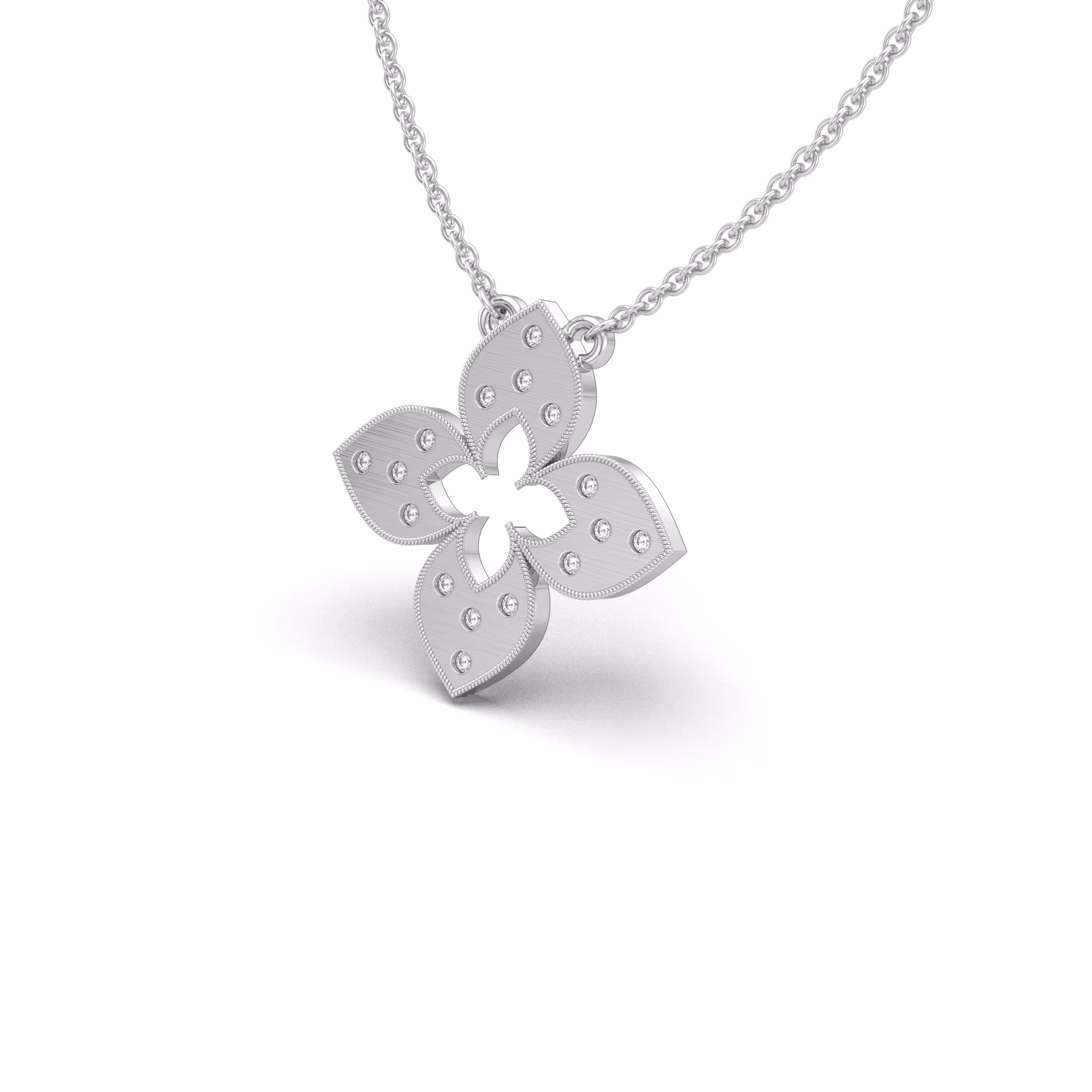 Crystal Clover Charm