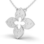 Crystal Clover Charm