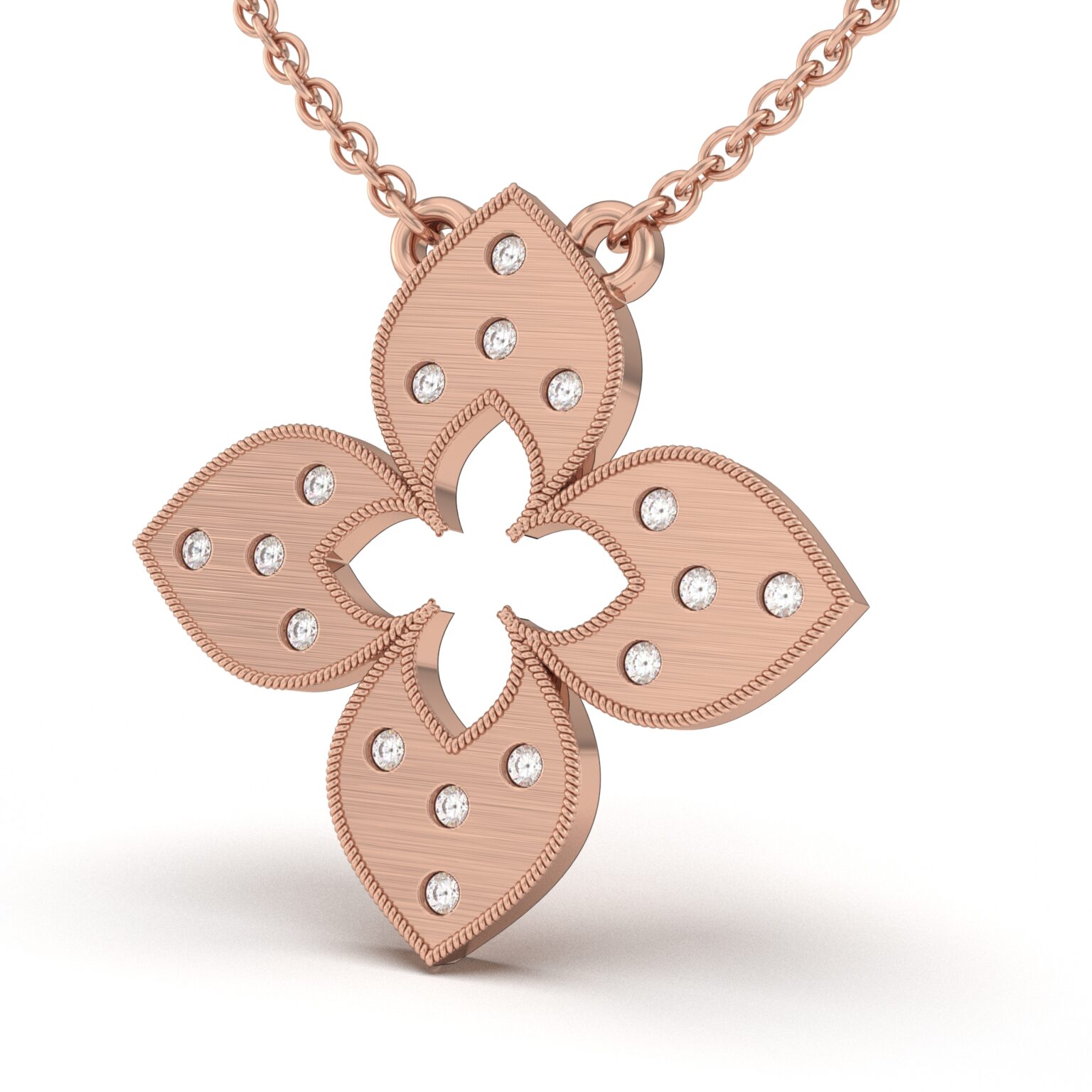 Crystal Clover Charm