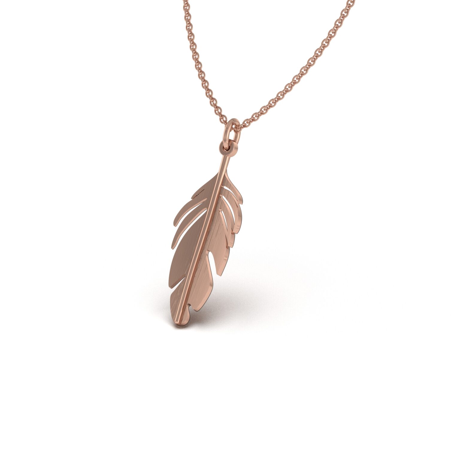 Elegant boho feather