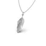 Elegant boho feather