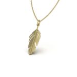 Elegant boho feather