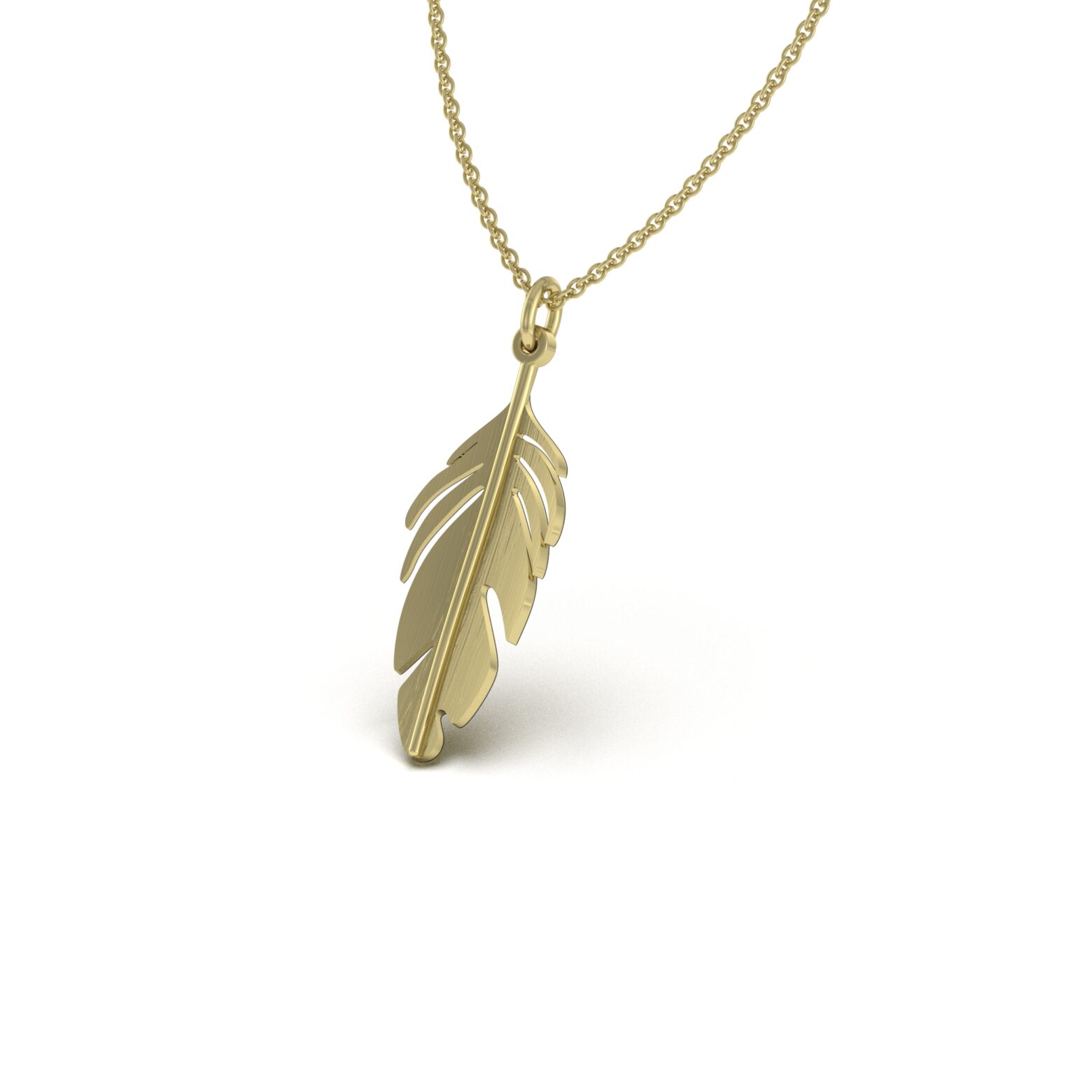 Elegant boho feather