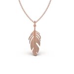 Elegant boho feather