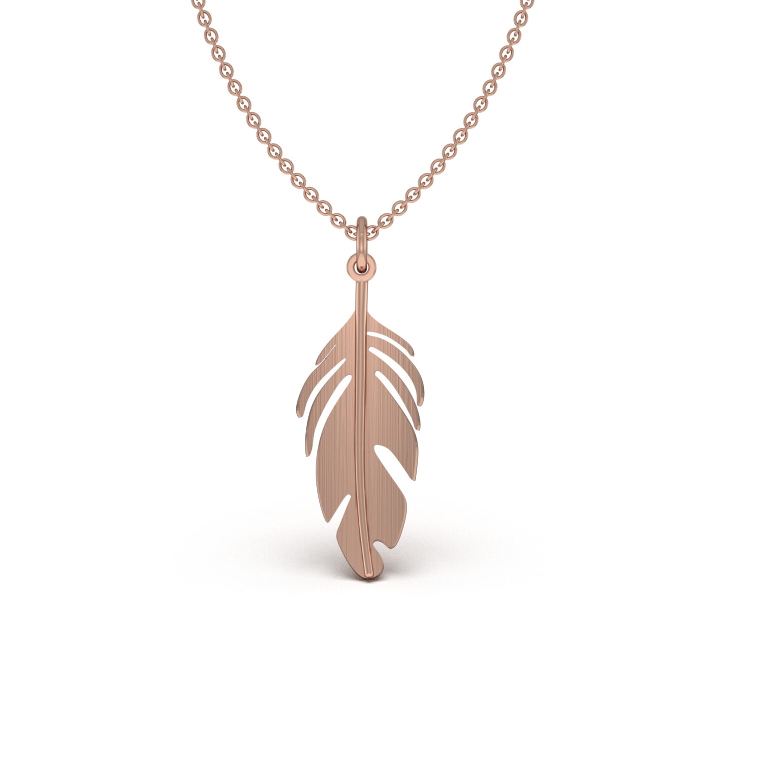Elegant boho feather
