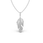 Elegant boho feather