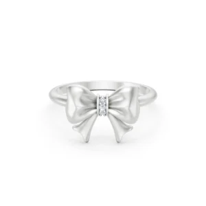 Diamond Ribbon Ring