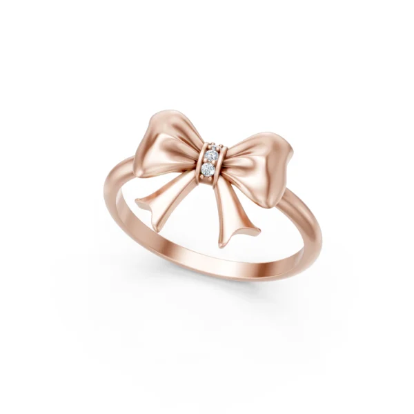Diamond Ribbon Ring