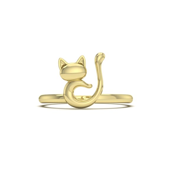 Minimalist Kitty Ring