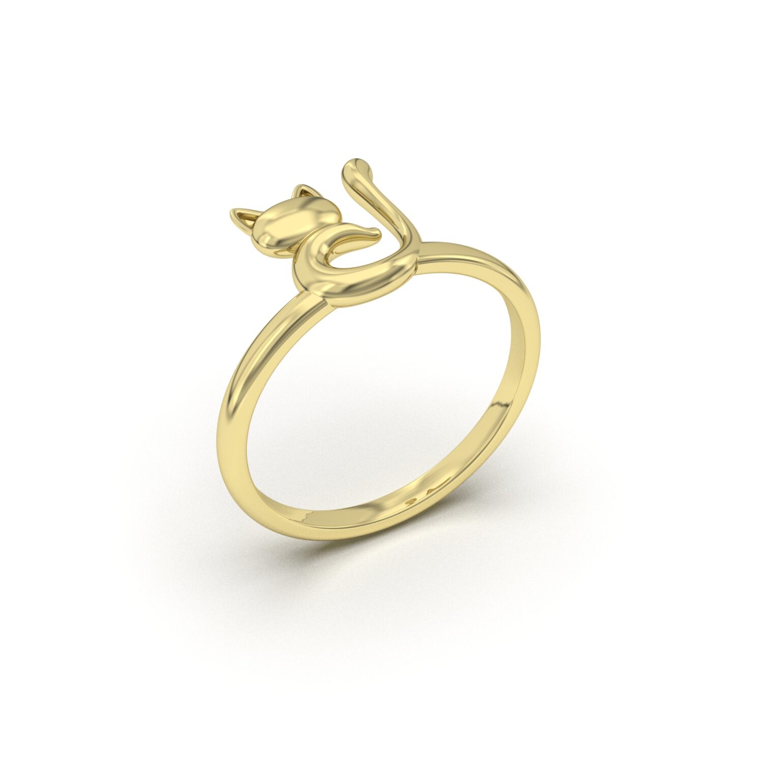 Minimalist Kitty Ring