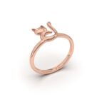 Minimalist Kitty Ring