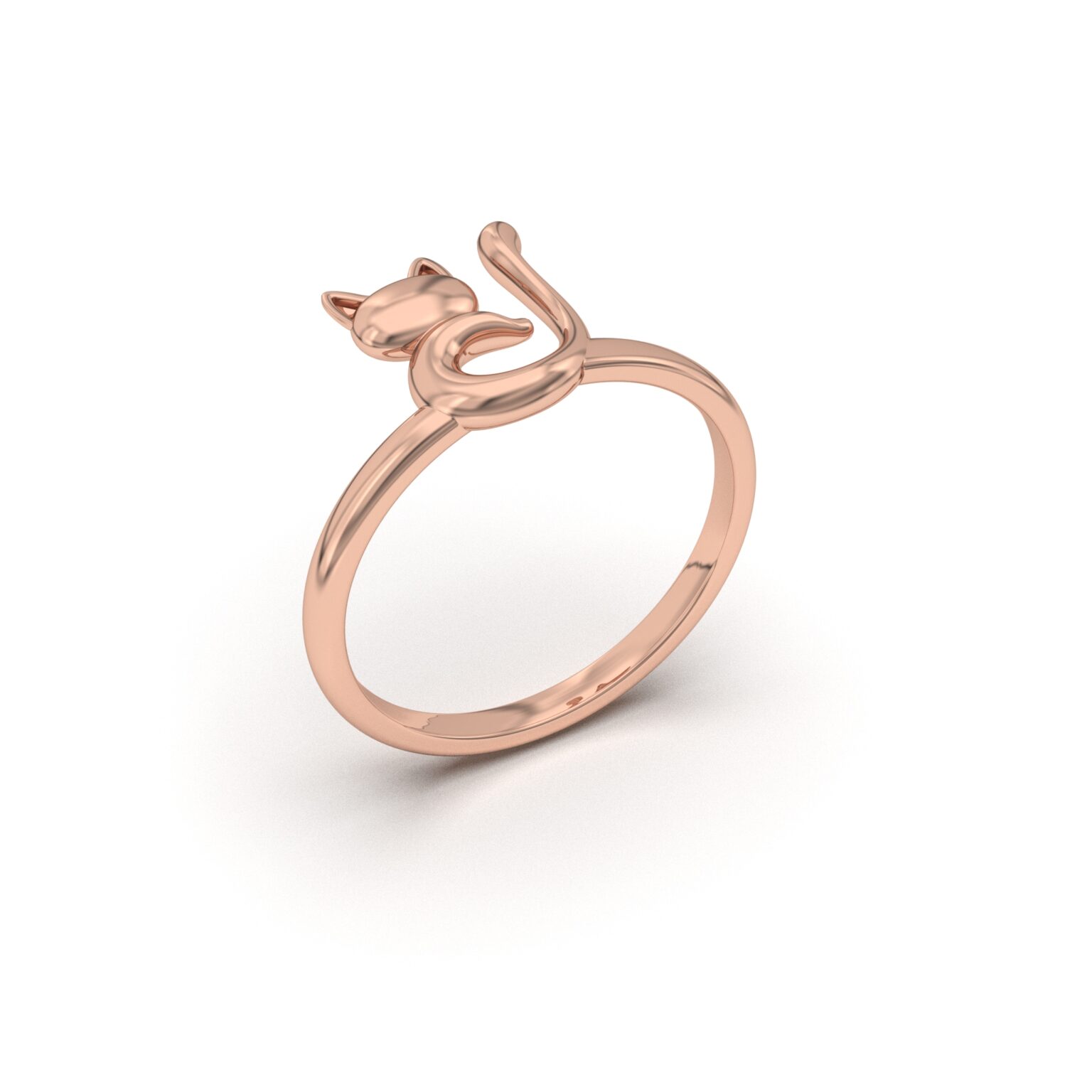 Minimalist Kitty Ring