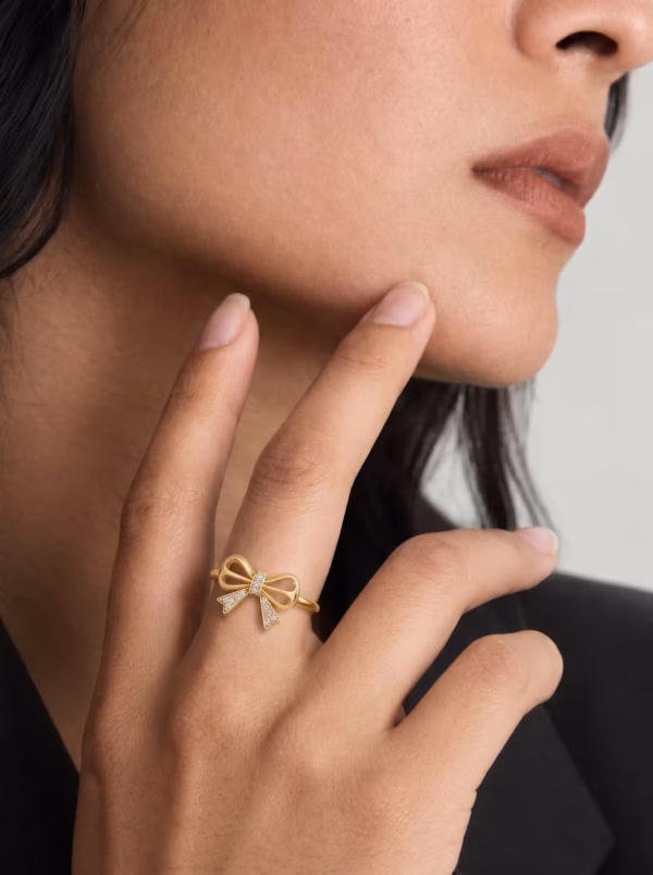 Diamond Bow Ring