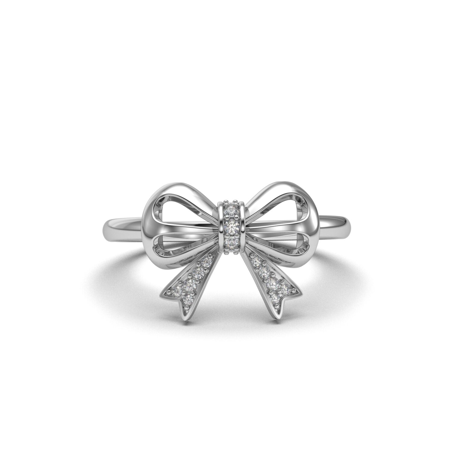 Sparkling Bow Ring