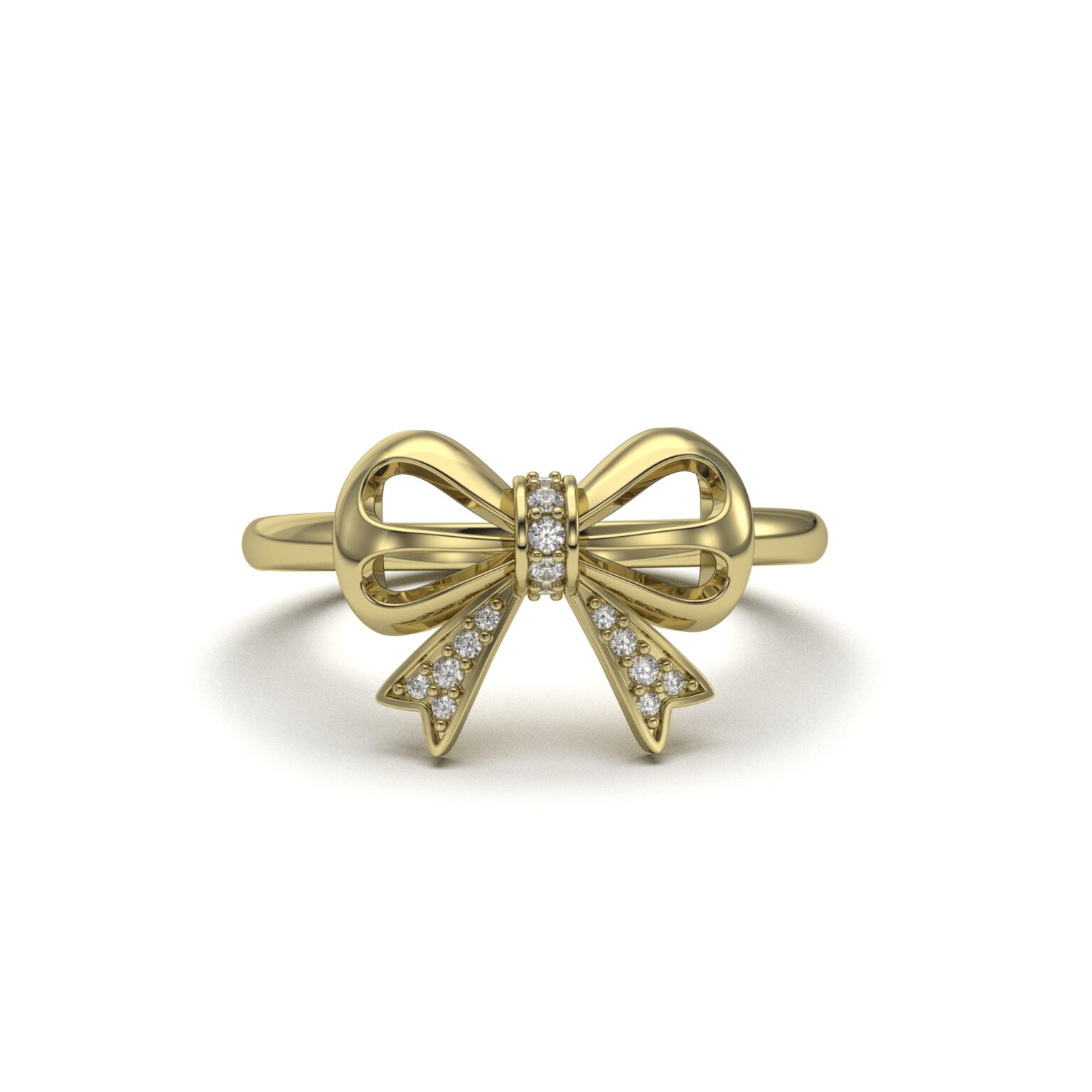 Sparkling Bow Ring