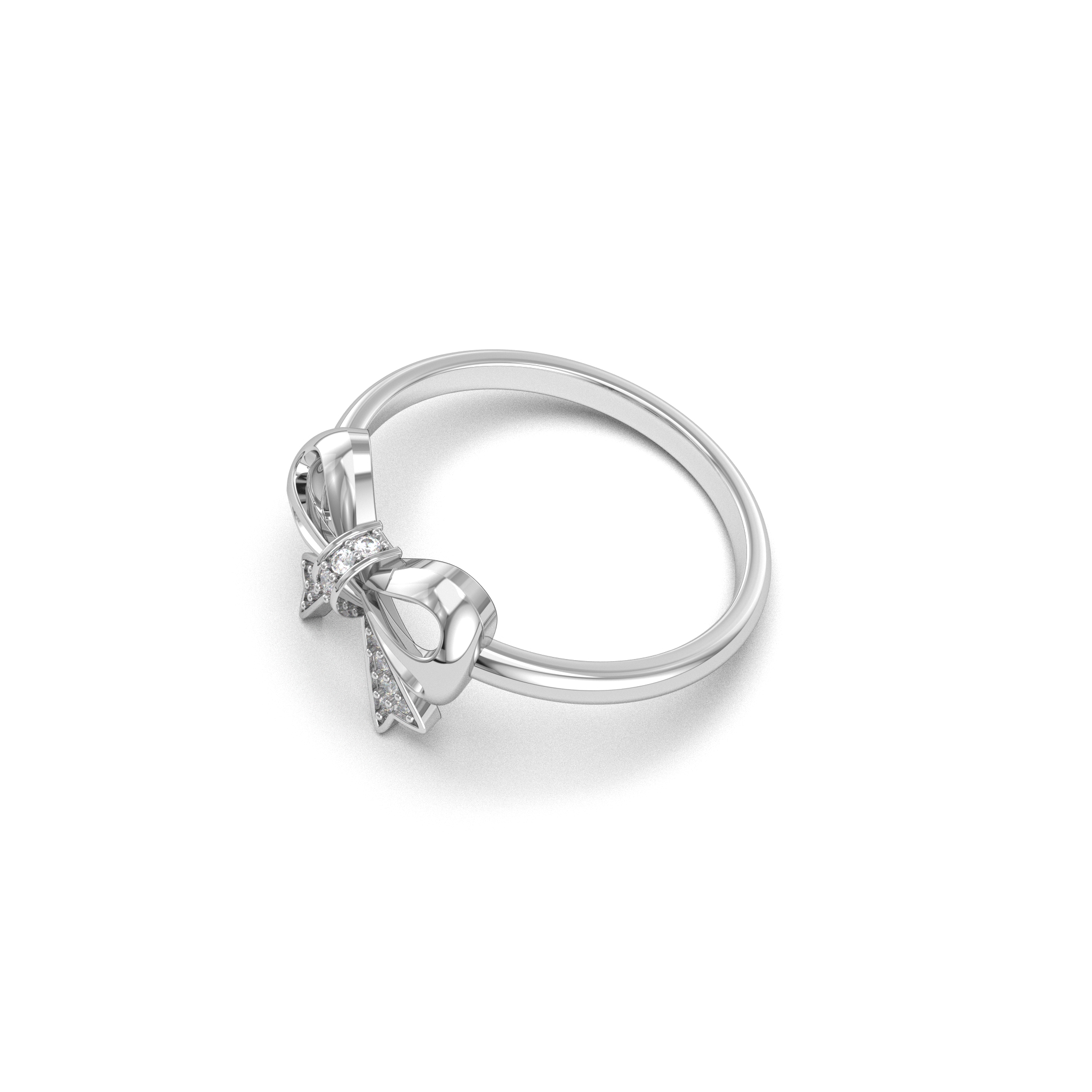 Sparkling Bow Ring