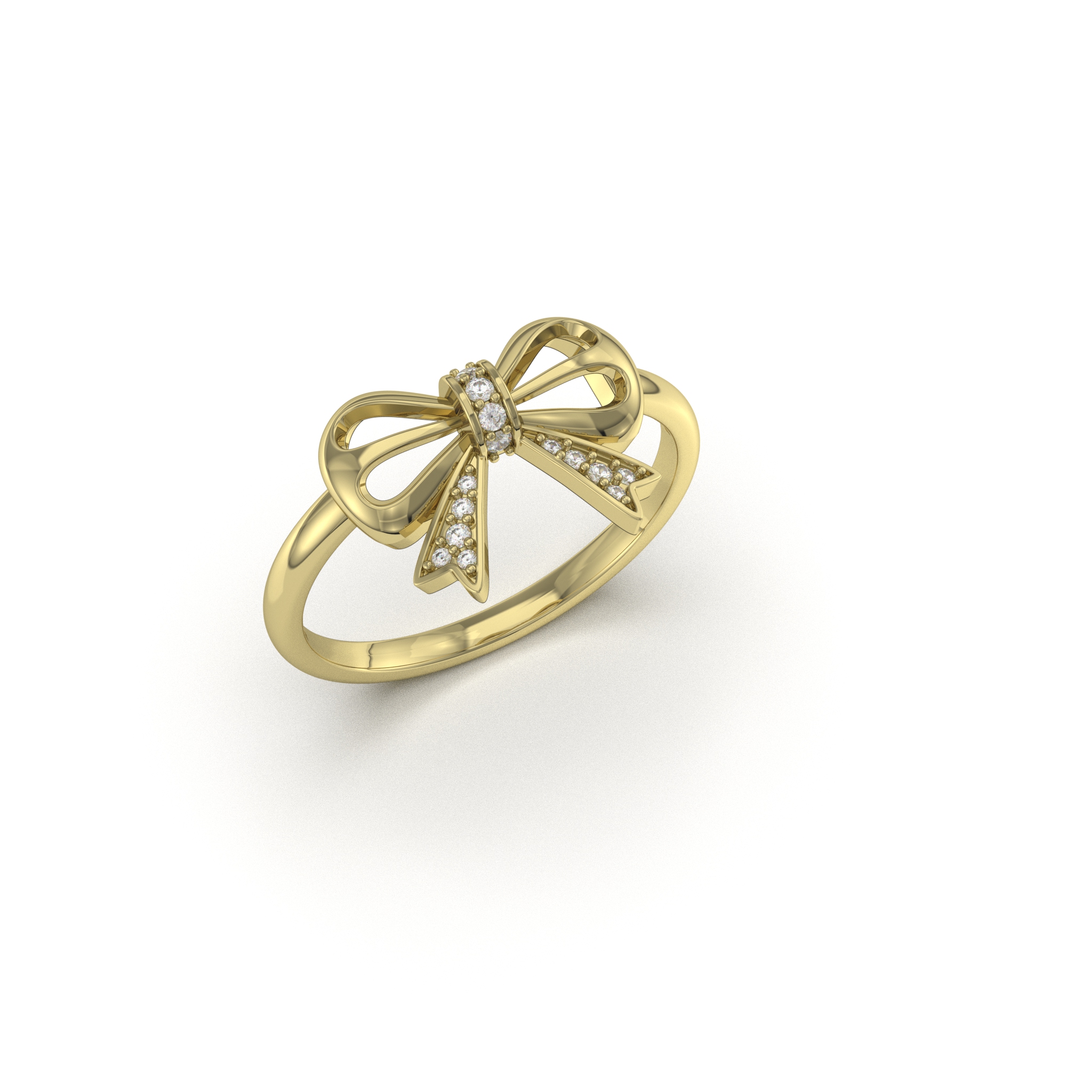 Sparkling Bow Ring