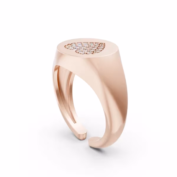 Heart Signet Ring