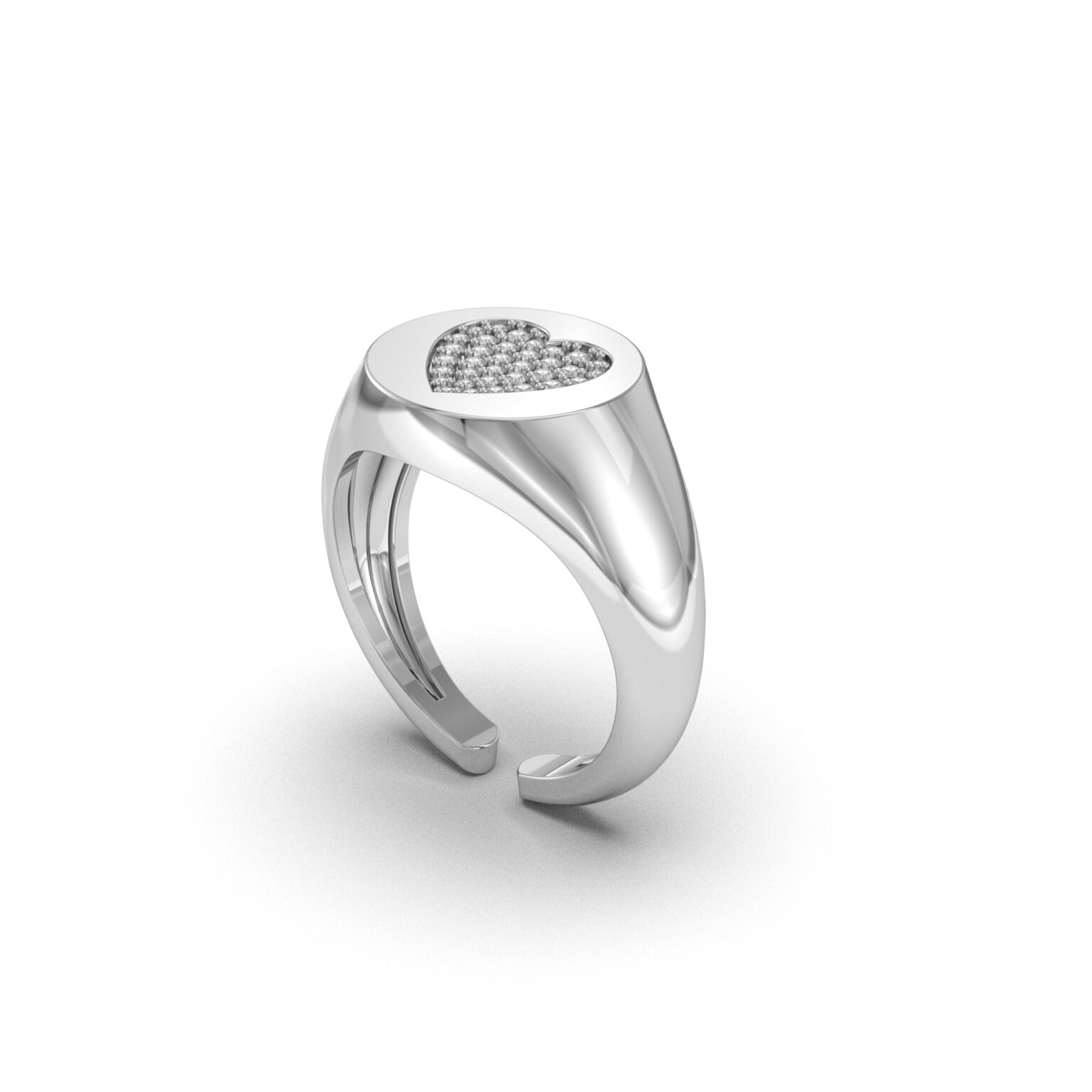 Heart Signet Ring