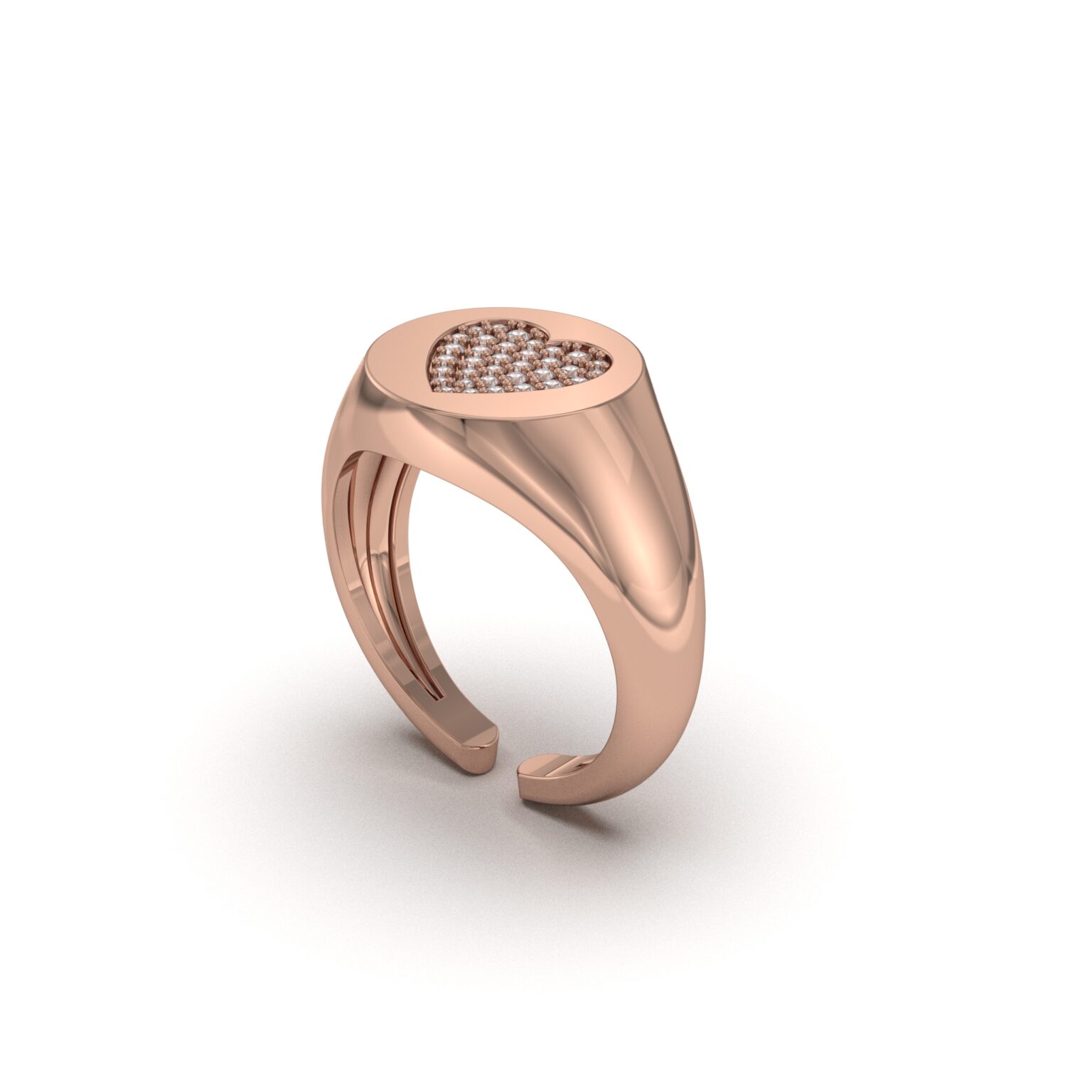 Heart Signet Ring