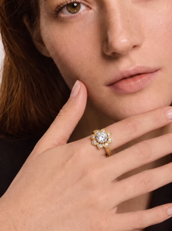 Floral Promise Ring