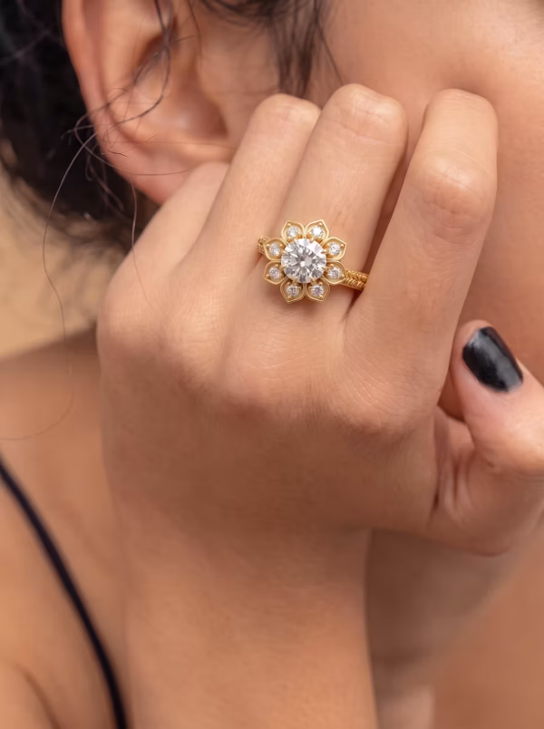 Floral Promise Ring