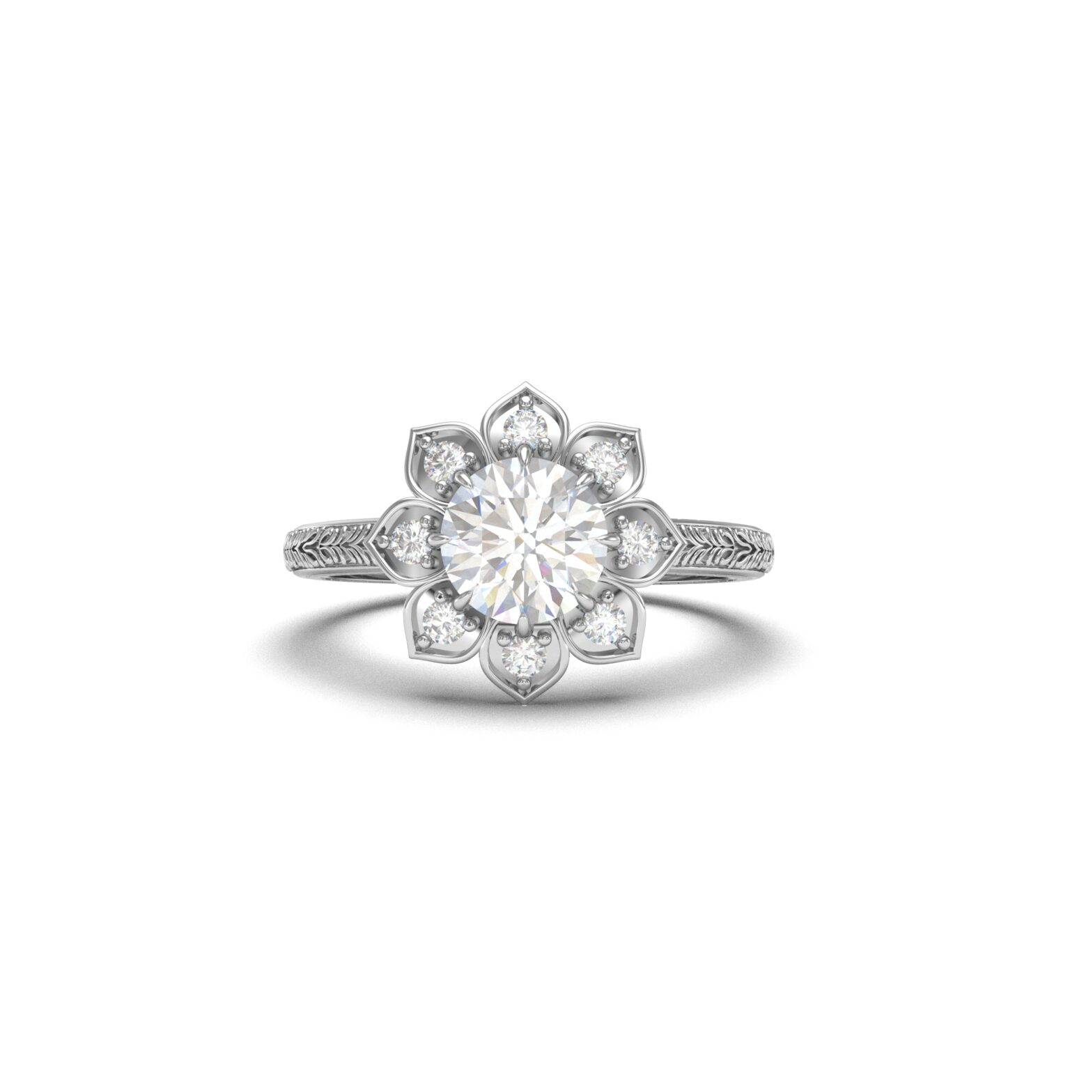 Floral Promise Ring