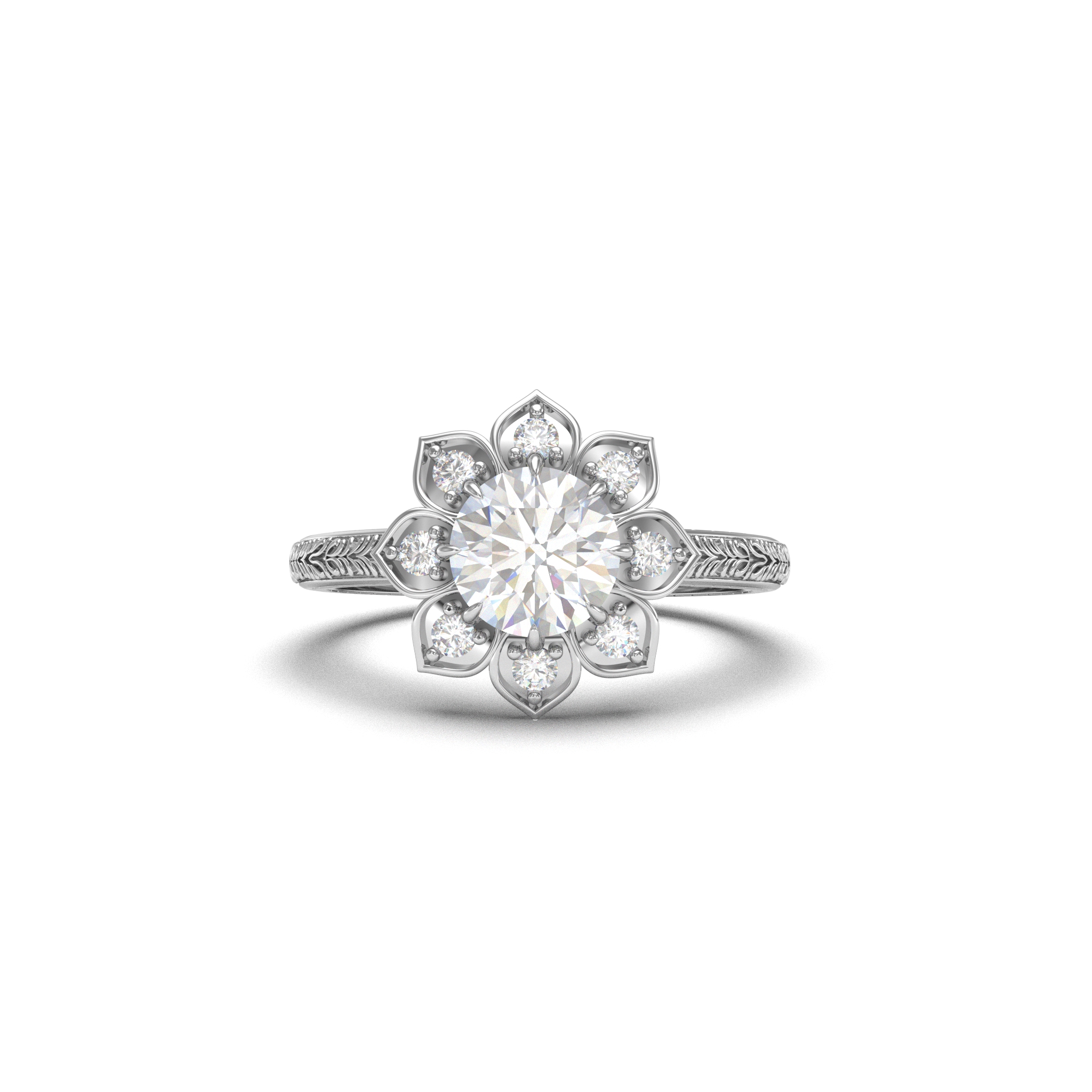 Floral Promise Ring