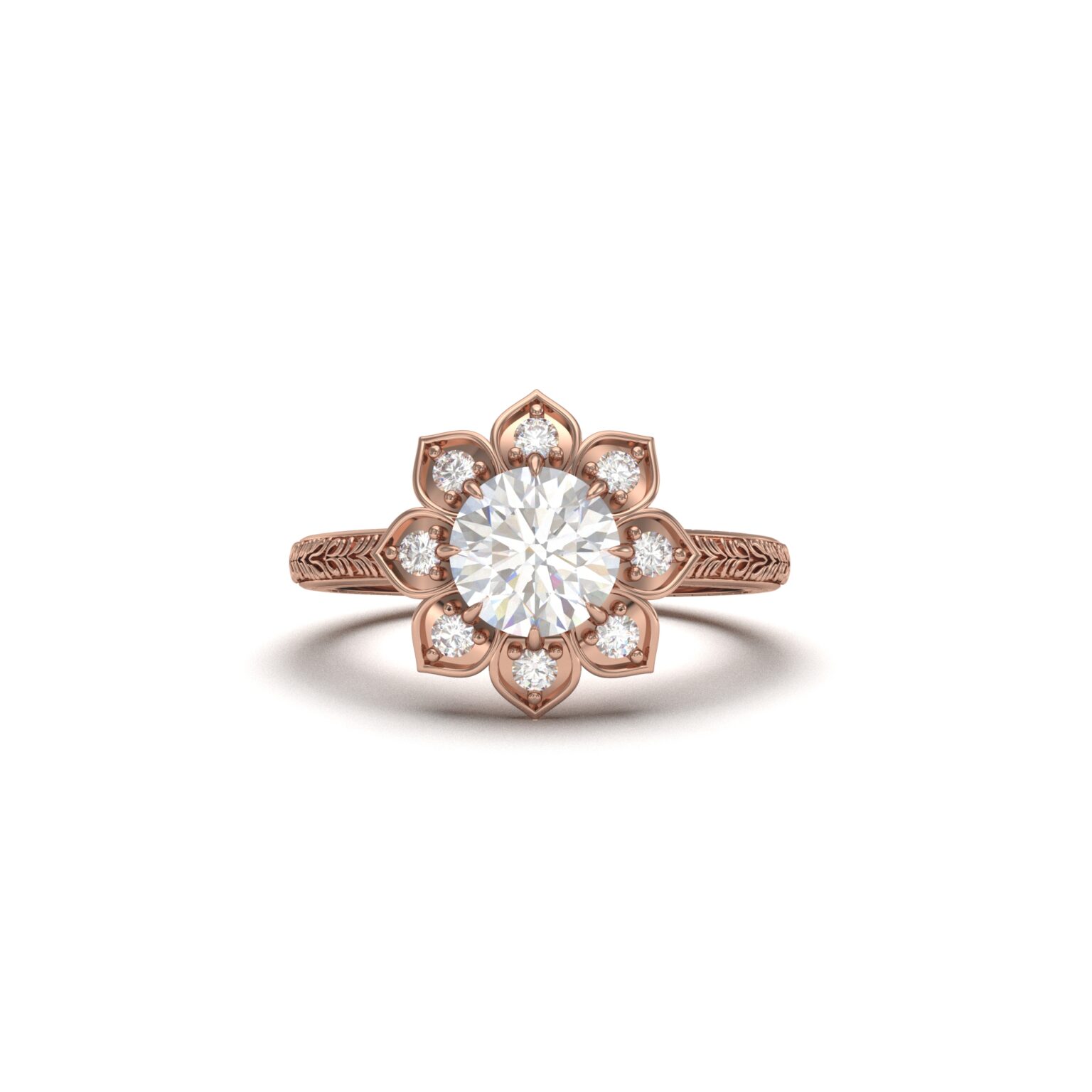 Floral Promise Ring