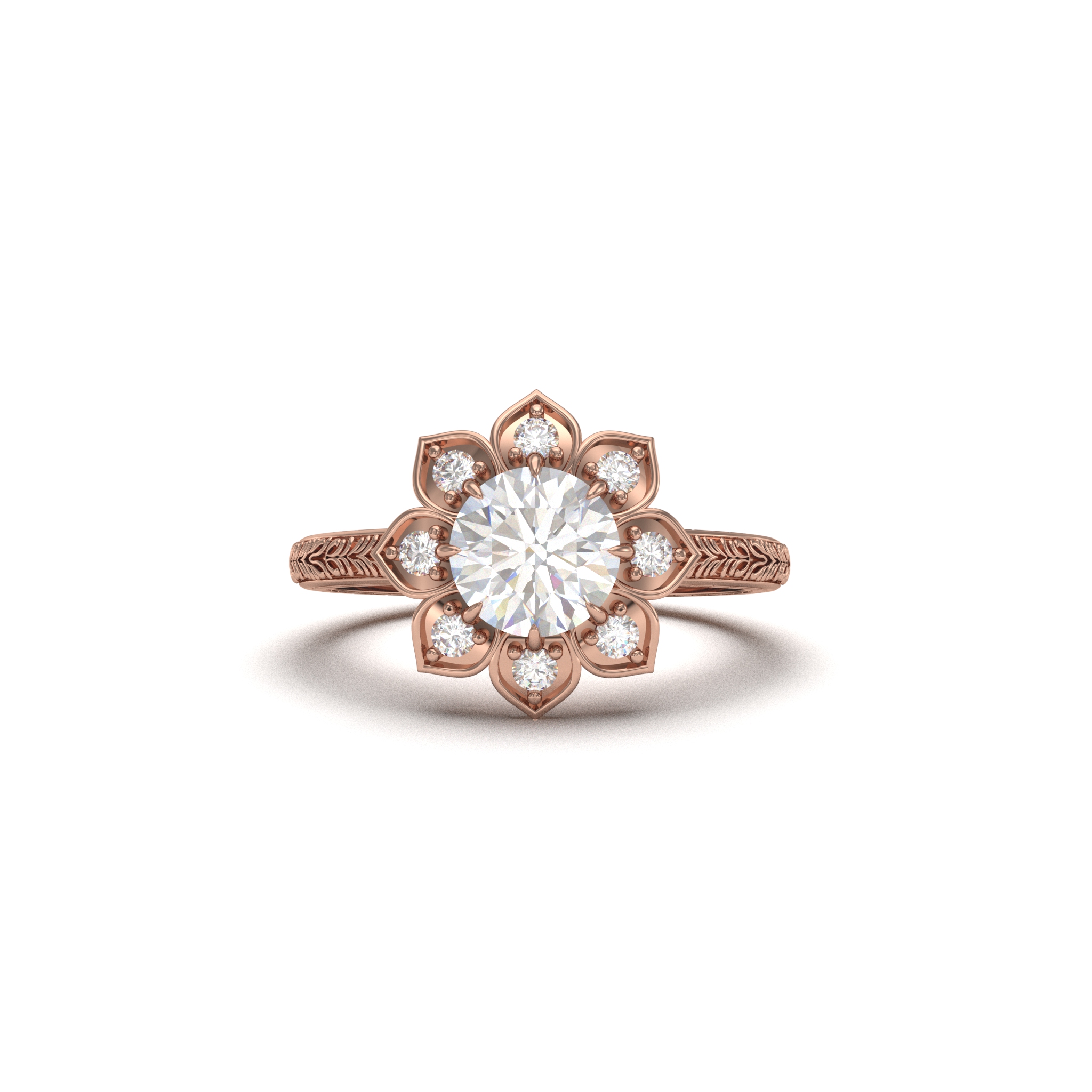 Floral Promise Ring