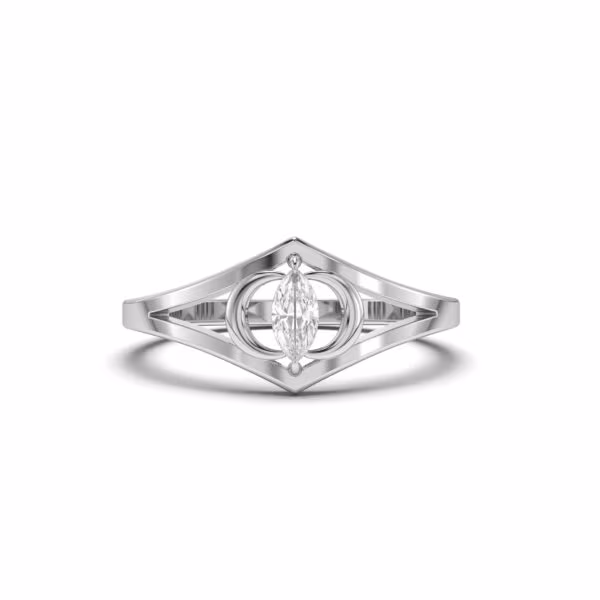 Marquise Split Ring