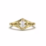 Marquise Split Ring 13 Marquise Split Ring