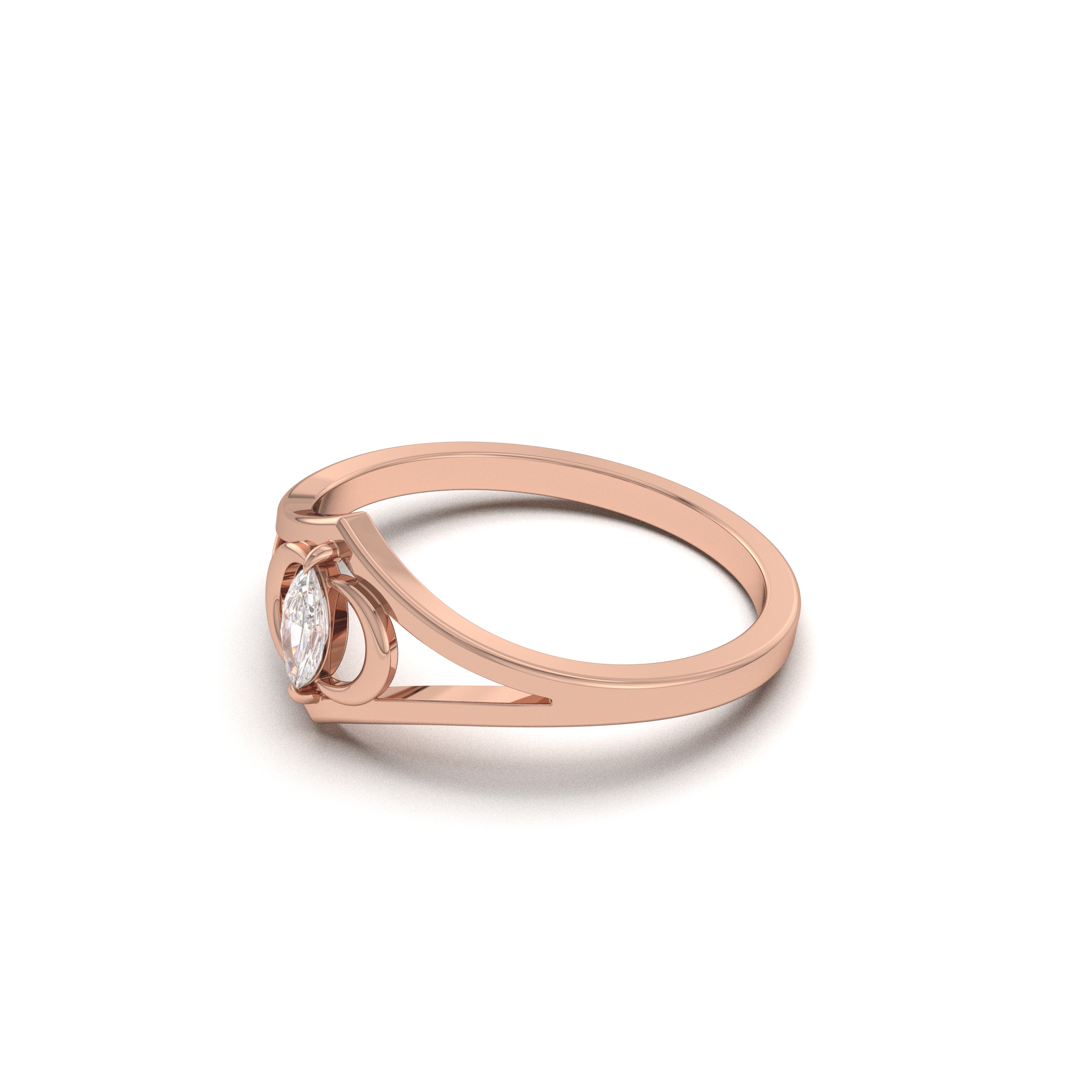 Marquise Split Ring 8 Marquise Split Ring