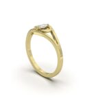 Marquise Split Ring 15 Marquise Split Ring