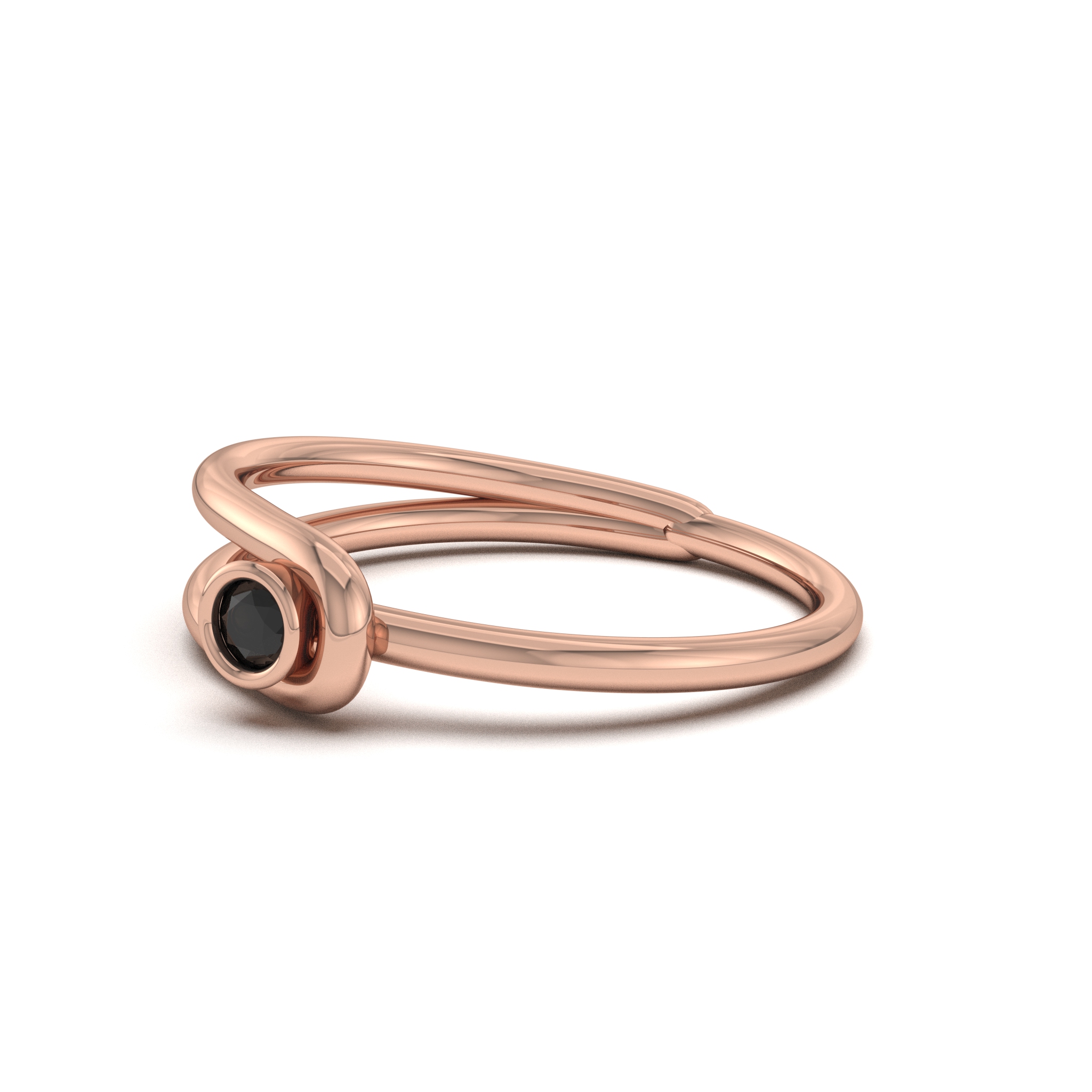 Minimalist Loop Ring 8 Minimalist Loop Ring