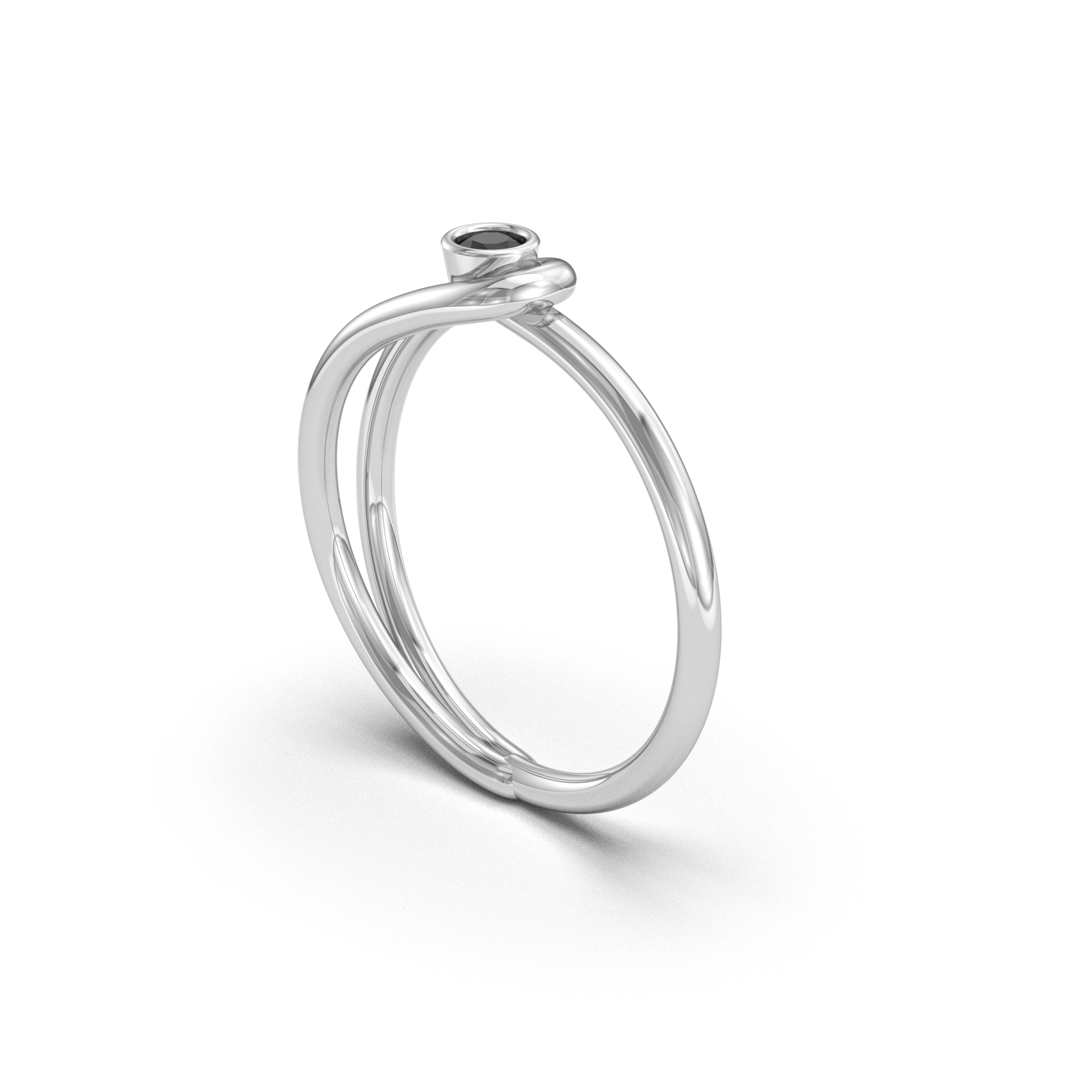 Minimalist Loop Ring 3 Minimalist Loop Ring